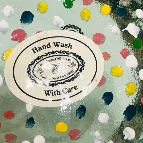 McKenzie Childs Glass Bowl - Picture 3 of 4